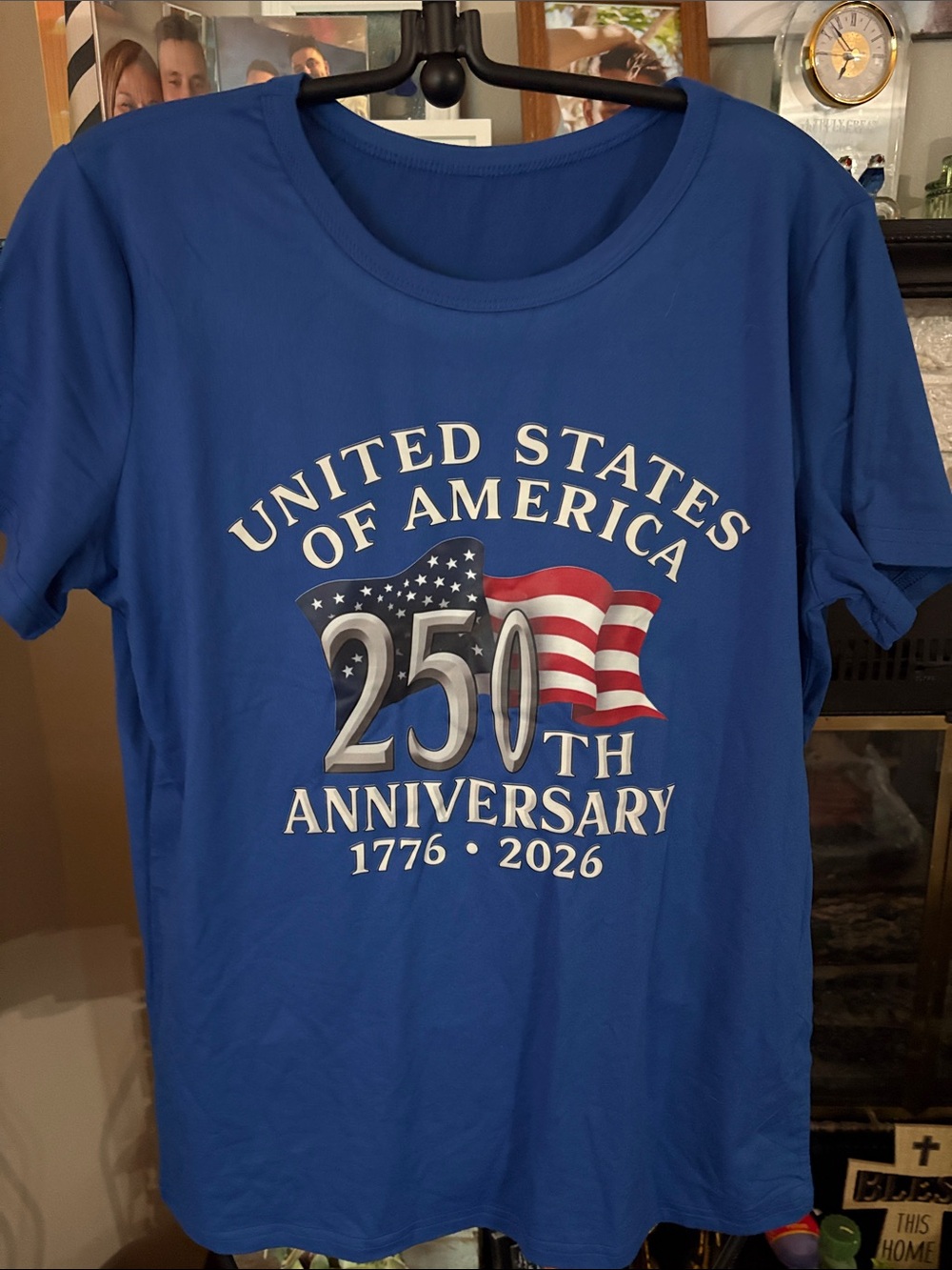 United States 250th Anniversary Blue Graphic Tee